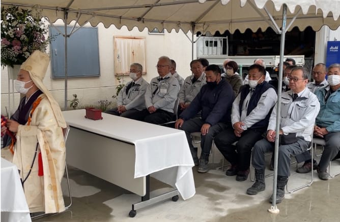 慰霊祭の様子